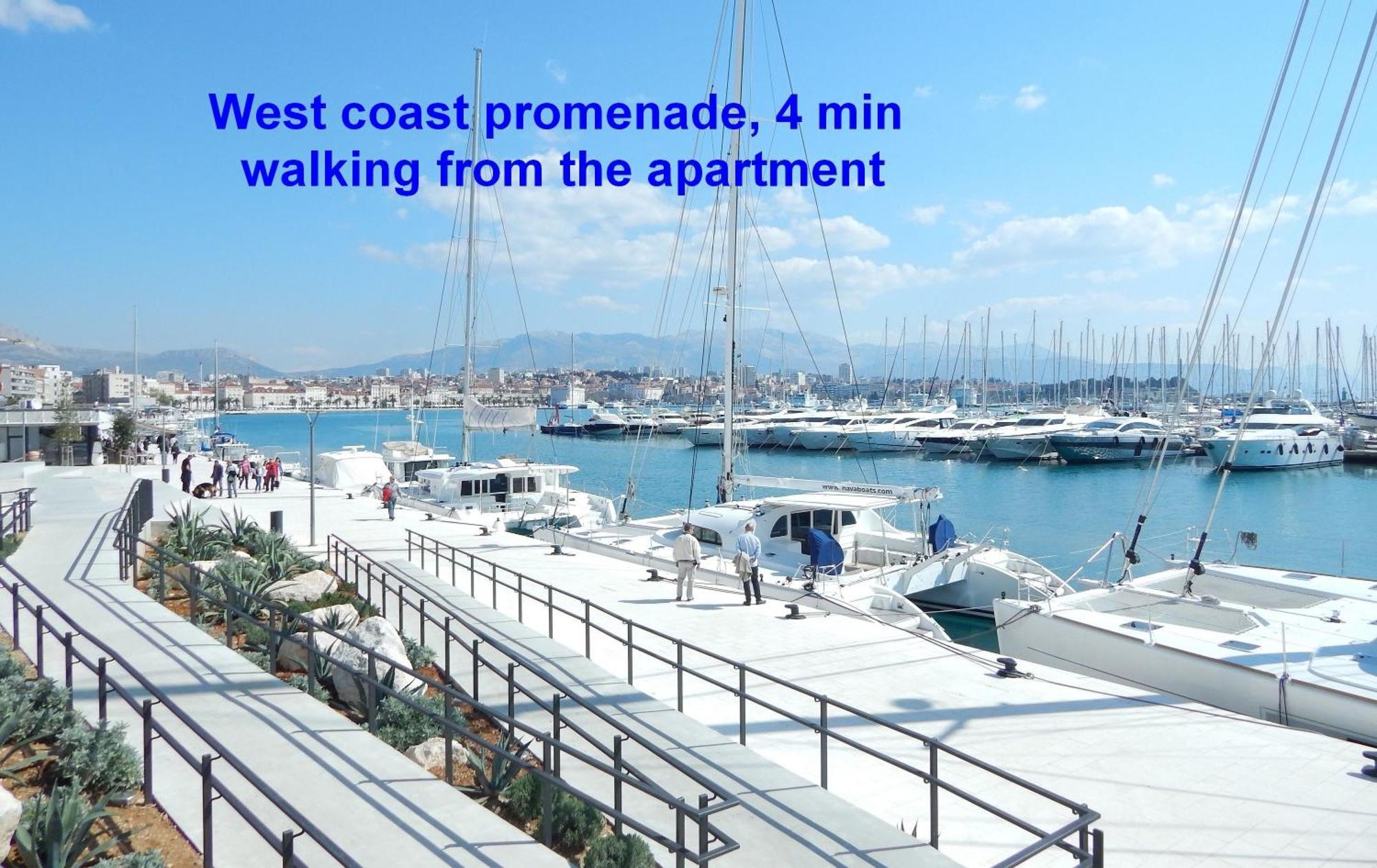 Beachfront Apartment Milan, With Balcony Split Exteriör bild