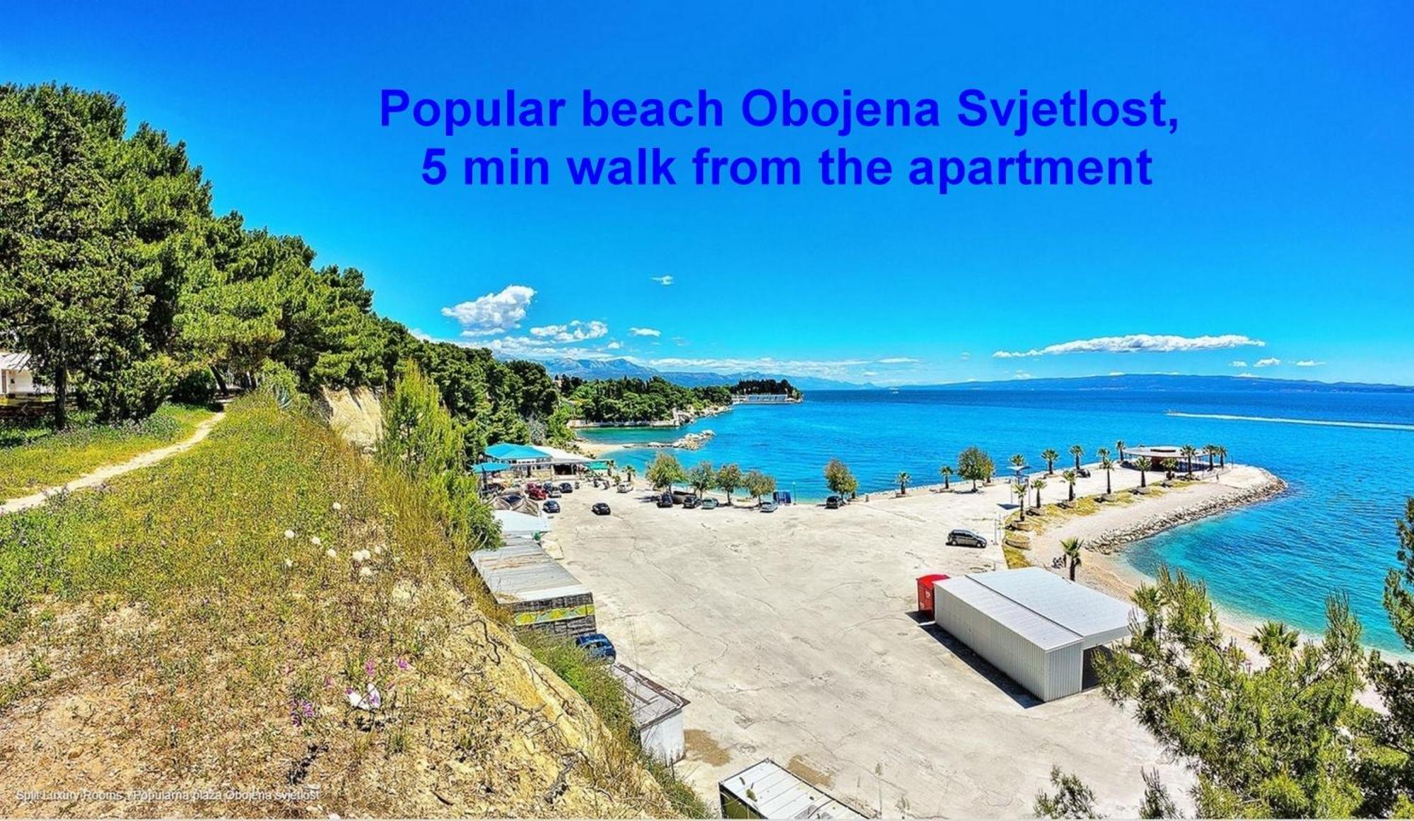 Beachfront Apartment Milan, With Balcony Split Exteriör bild